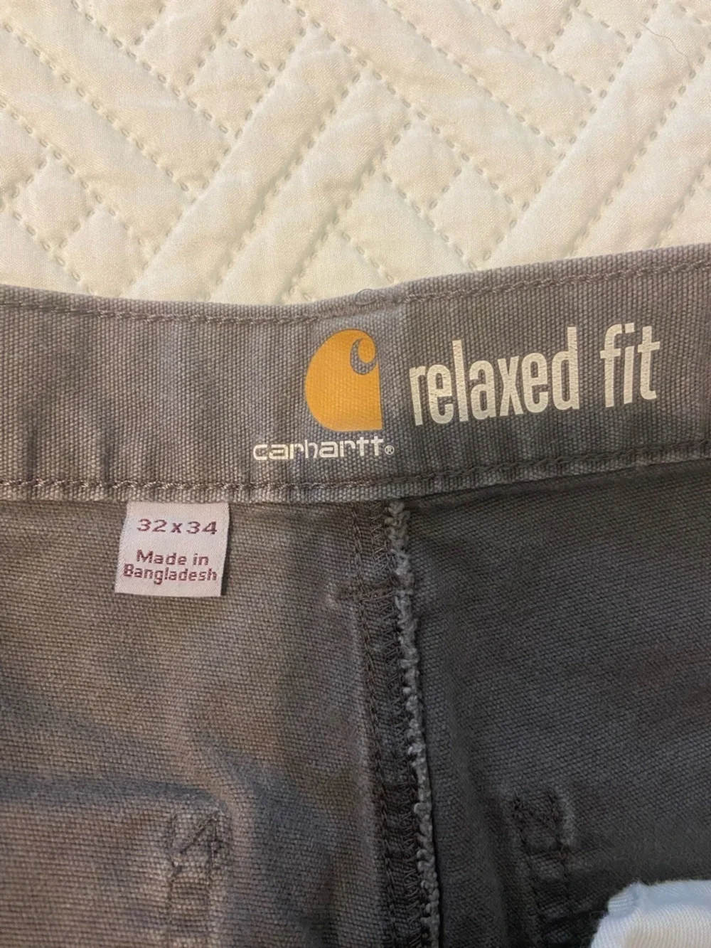 Carhartt Men's Relaxed Straight Rigby Pants in Gray
